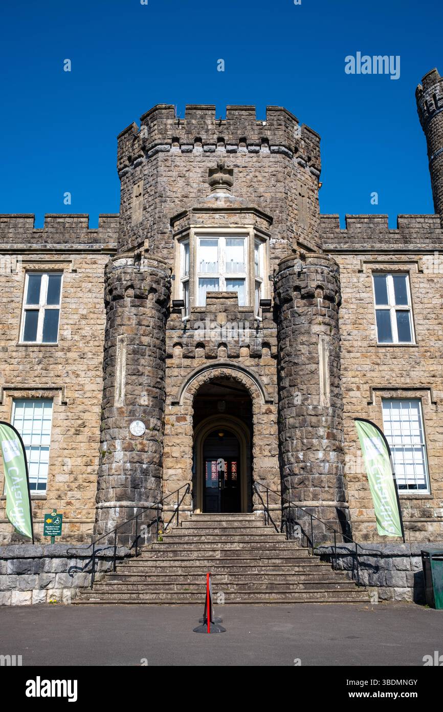 Musée et galerie d'art du château de Cyfarthfa Merthyr Tydfil South Wales UK Banque D'Images