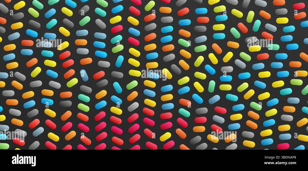 Arrière-plan abstrait avec des ovales de couleur. Illustration vectorielle. Illustration de Vecteur