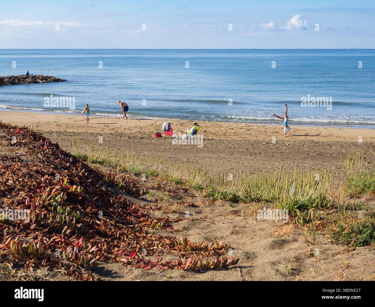 Marina di Latina au printemps, Italie Banque D'Images