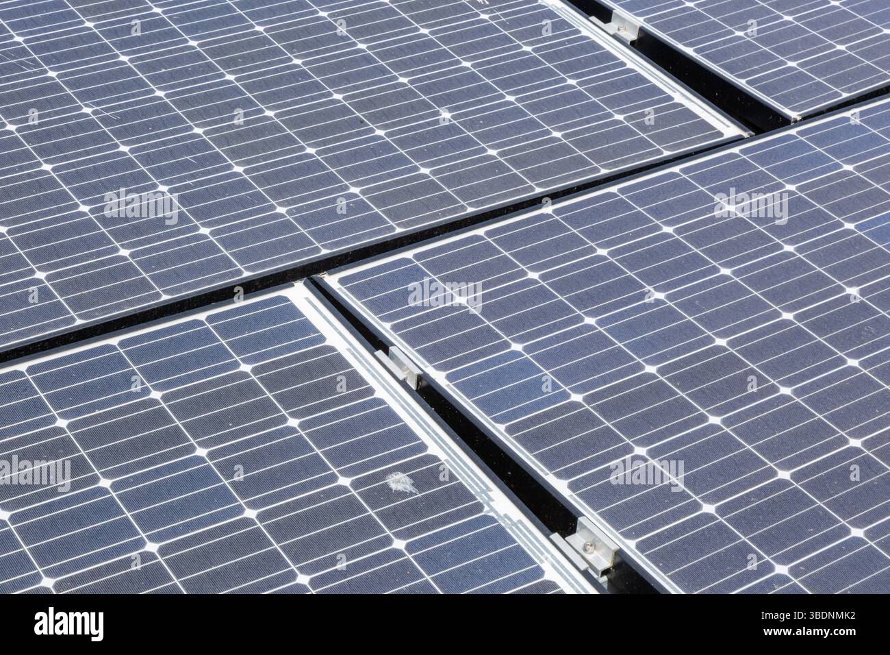 Close up de panneaux solaires Banque D'Images