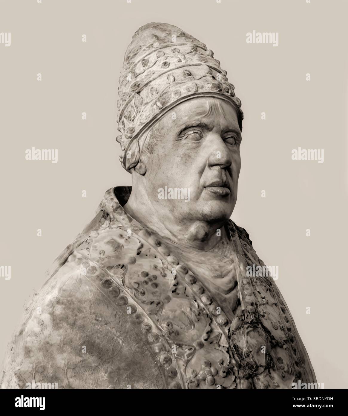 Le pape Alexandre VI, Alessandro VI, Alexandre VI, Alejandro VI, né Roderic Llançol i de Borja, c. 1431 – 1503, souverain des États pontificaux de 1492 jusqu'à sa mort en 1503, édité numériquement Banque D'Images