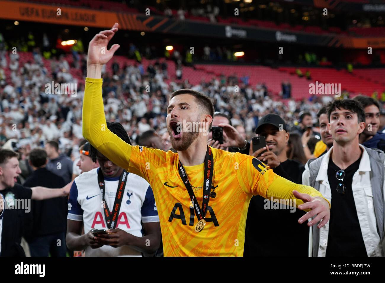Bilbao, Espagne. 21 mai 2025. Lors de la finale 2025 de l'UEFA Europa League entre Tottenham Hotspur et Manchester United au San Mames Stadium Bilbao Espagne le 21 mai 2025. Crédit : photo Goal Pix/Alamy Live News Banque D'Images