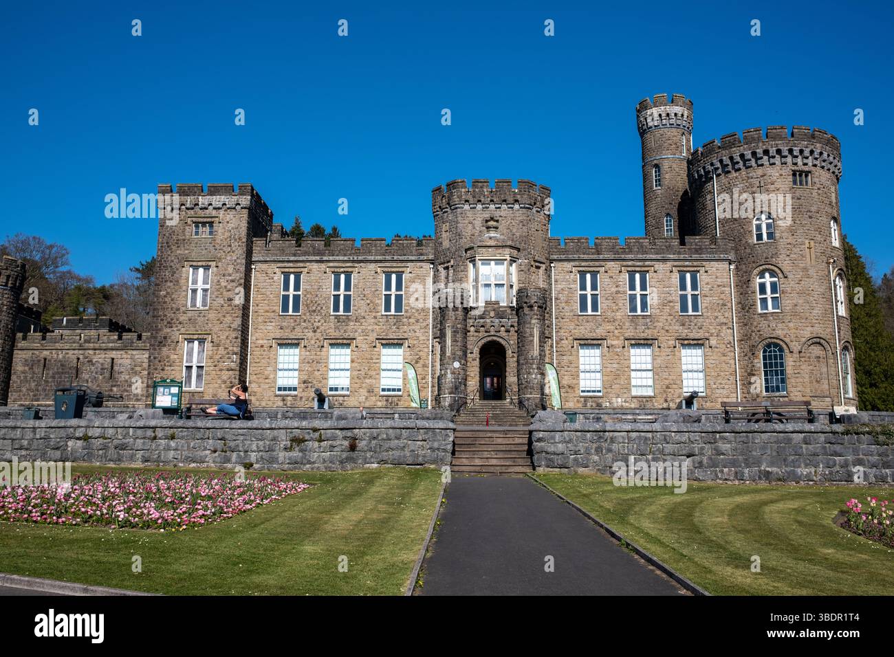 Musée et galerie d'art du château de Cyfarthfa Merthyr Tydfil South Wales UK Banque D'Images