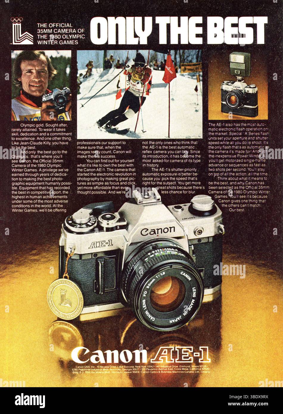Vintage 'Sports Illustrated' magazine 26 novembre 1979 annonce, États-Unis Banque D'Images