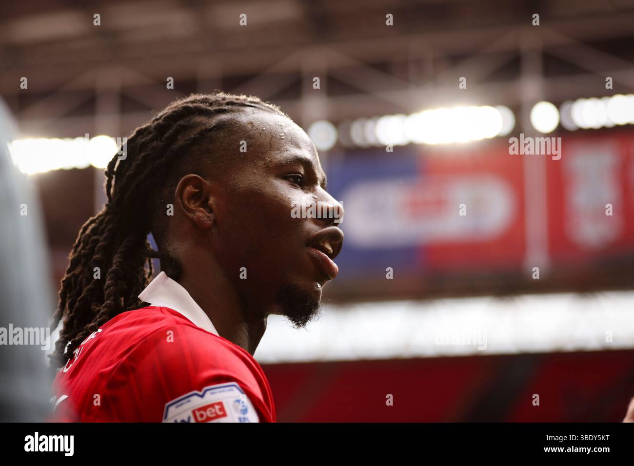 Londres, Royaume-Uni. 25 mai 2025. Karoy Anderson de Charlton Athletic participe au match final de Sky Bet League 1 Play Off entre Charlton Athletic et Leyton Orient au stade de Wembley à Londres, en Angleterre, le 24 mai 2025. (Photo de Tom West | mi News/NurPhoto) crédit : NurPhoto SRL/Alamy Live News Banque D'Images