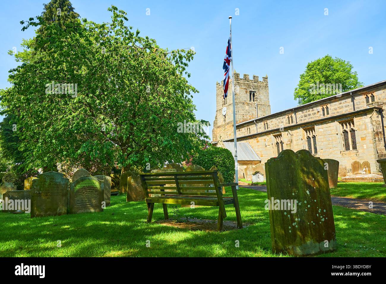 Église Saint-Jean-Baptiste et tous les Saints à Easingwold North Yorkshire Banque D'Images
