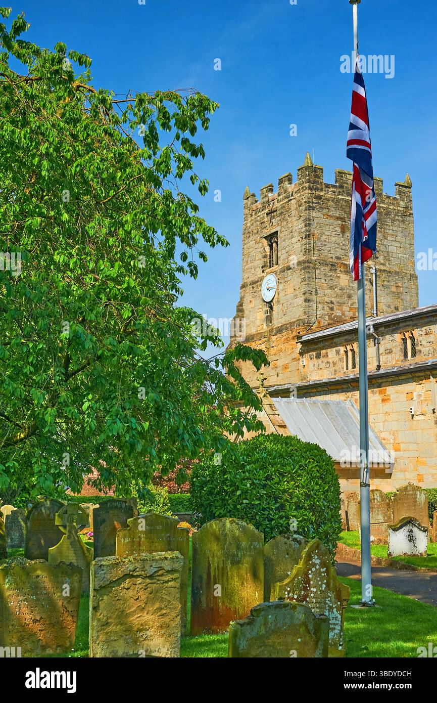 Église Saint-Jean-Baptiste et tous les Saints à Easingwold North Yorkshire Banque D'Images