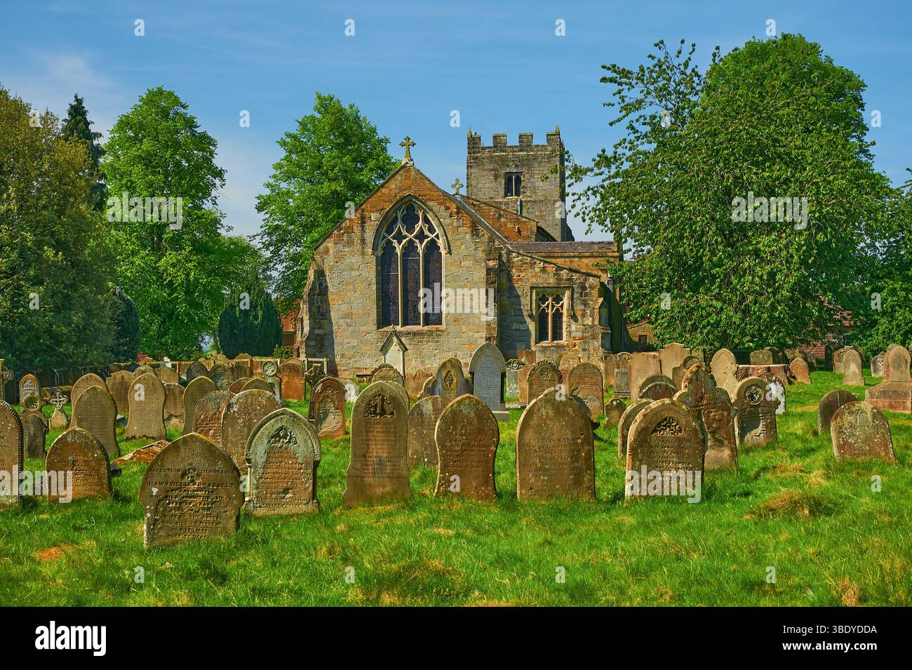 Église Saint-Jean-Baptiste et tous les Saints à Easingwold North Yorkshire Banque D'Images