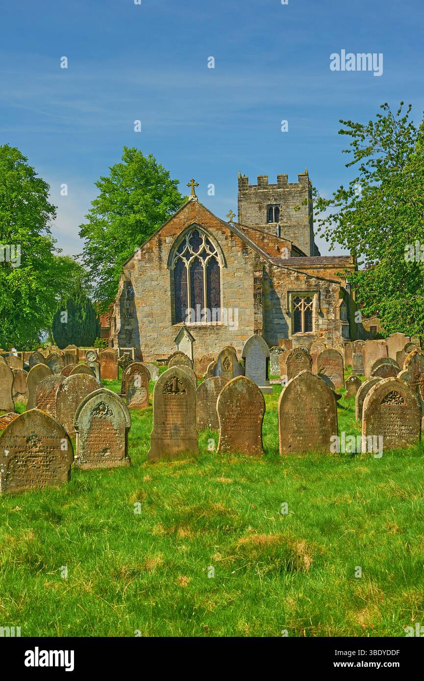 Église Saint-Jean-Baptiste et tous les Saints à Easingwold North Yorkshire Banque D'Images