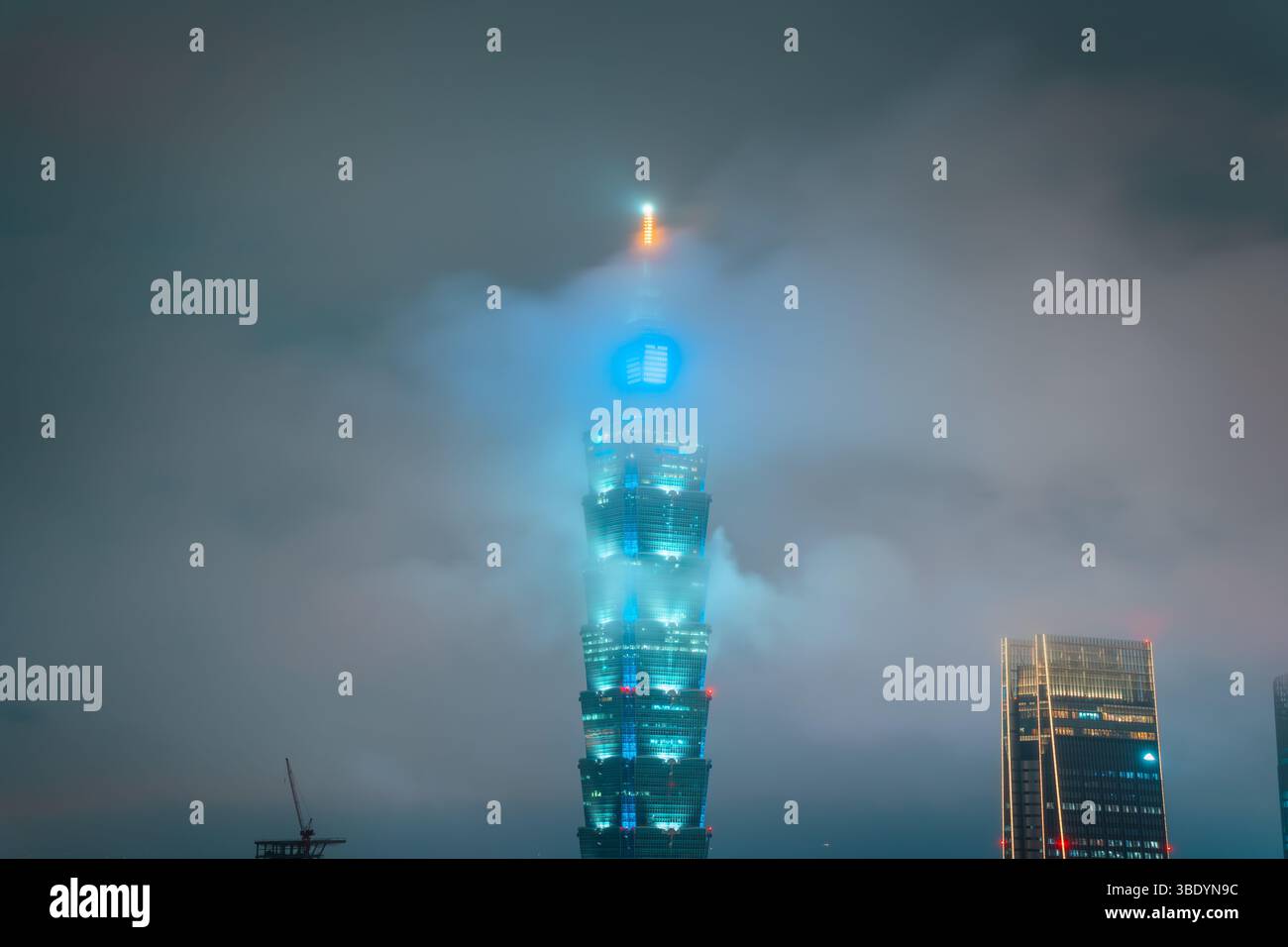 Meilleure vue de Taipei 101 – perspective diurne emblématique à Taipei, Taiwan Banque D'Images