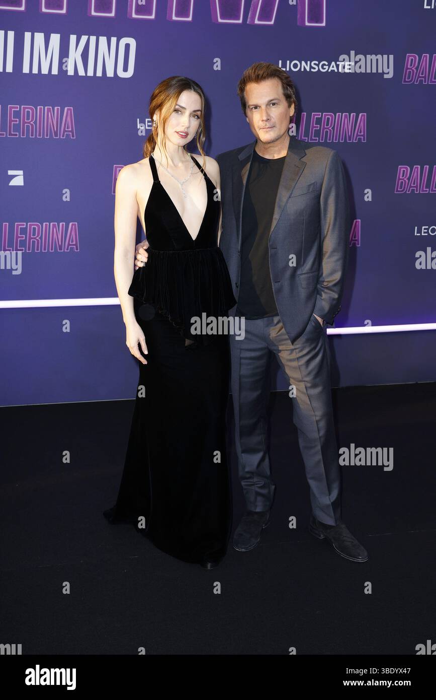 Ana de Armas und Len Wiseman BEI der „de The Word of John Wick : Ballerina“ film Premiere AM 26.05.2025 à Berlin Banque D'Images