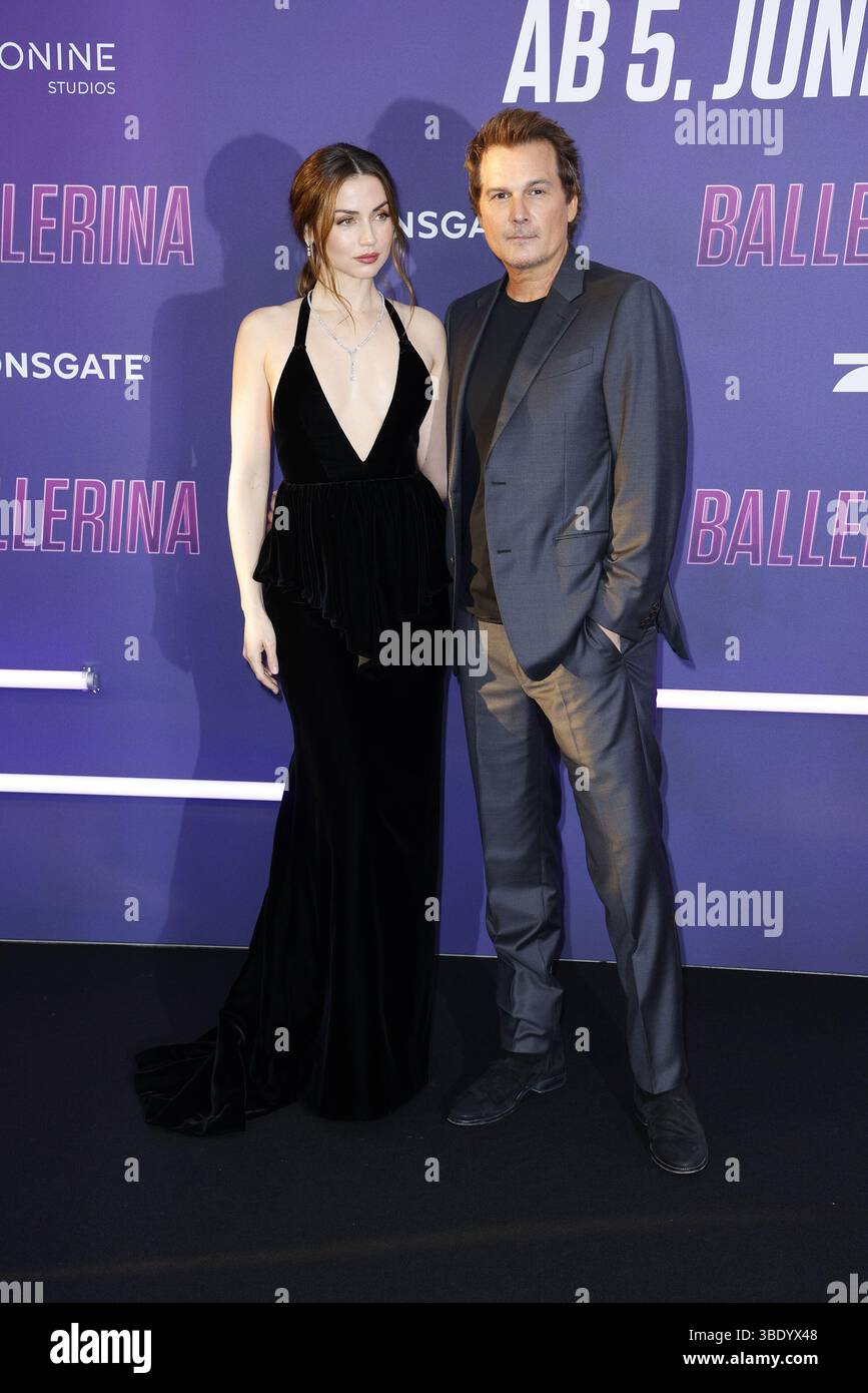 Ana de Armas und Len Wiseman BEI der „de The Word of John Wick : Ballerina“ film Premiere AM 26.05.2025 à Berlin Banque D'Images