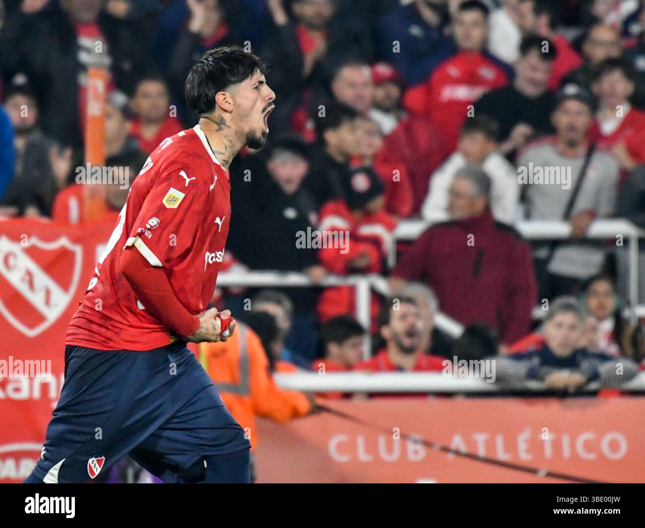 24 mai 2025. Club Huracan affronte Independiente pour les quarts de finale Torneo Liga profesional de Futbol AFA Argentina. Huracan gagne par penalty. Banque D'Images