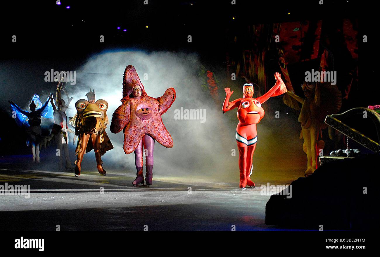 Disney on Ice présente « Finding Nemo » de Disney/Pixar à la RDS Arena de Dublin, Irlande - 09 avril 2009 Banque D'Images