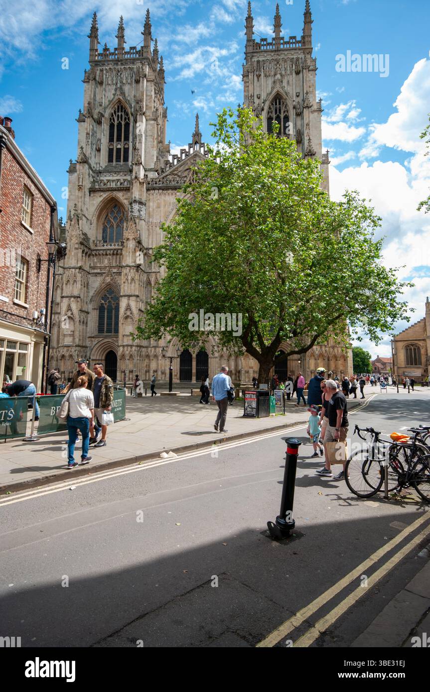 Cathédrale York Minster York Angleterre Royaume-Uni Banque D'Images