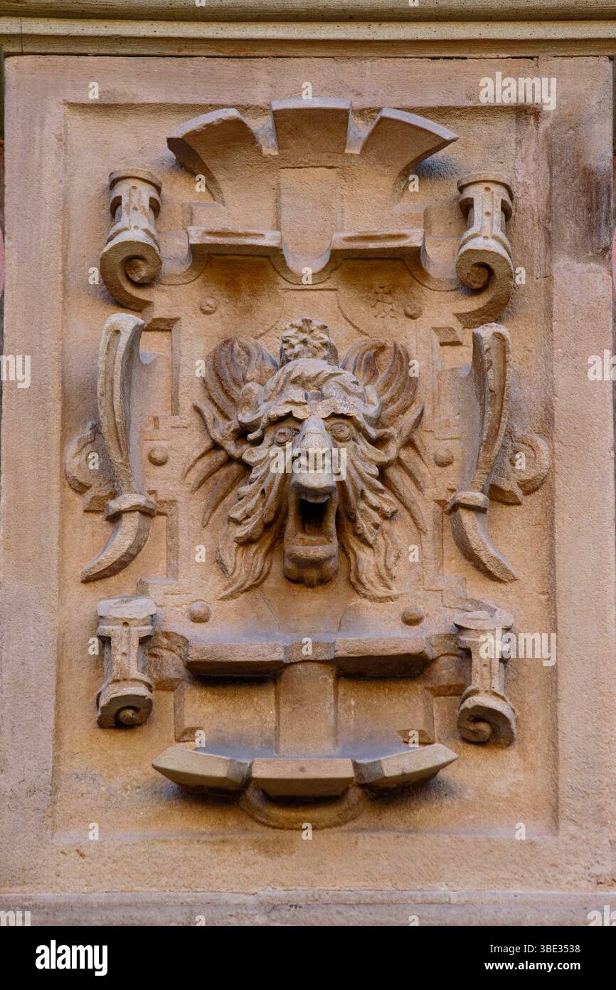 France, Bas Rhin, Strasbourg, vieille ville classée au patrimoine mondial de l'UNESCO, place Gutenberg, Chambre de Commerce et d'Industrie Banque D'Images