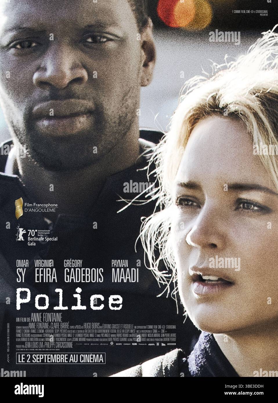 Année de police : 2020 France / Belgique Directrice : Anne Fontaine Omar Sy, Virginie Efira affiche française Banque D'Images
