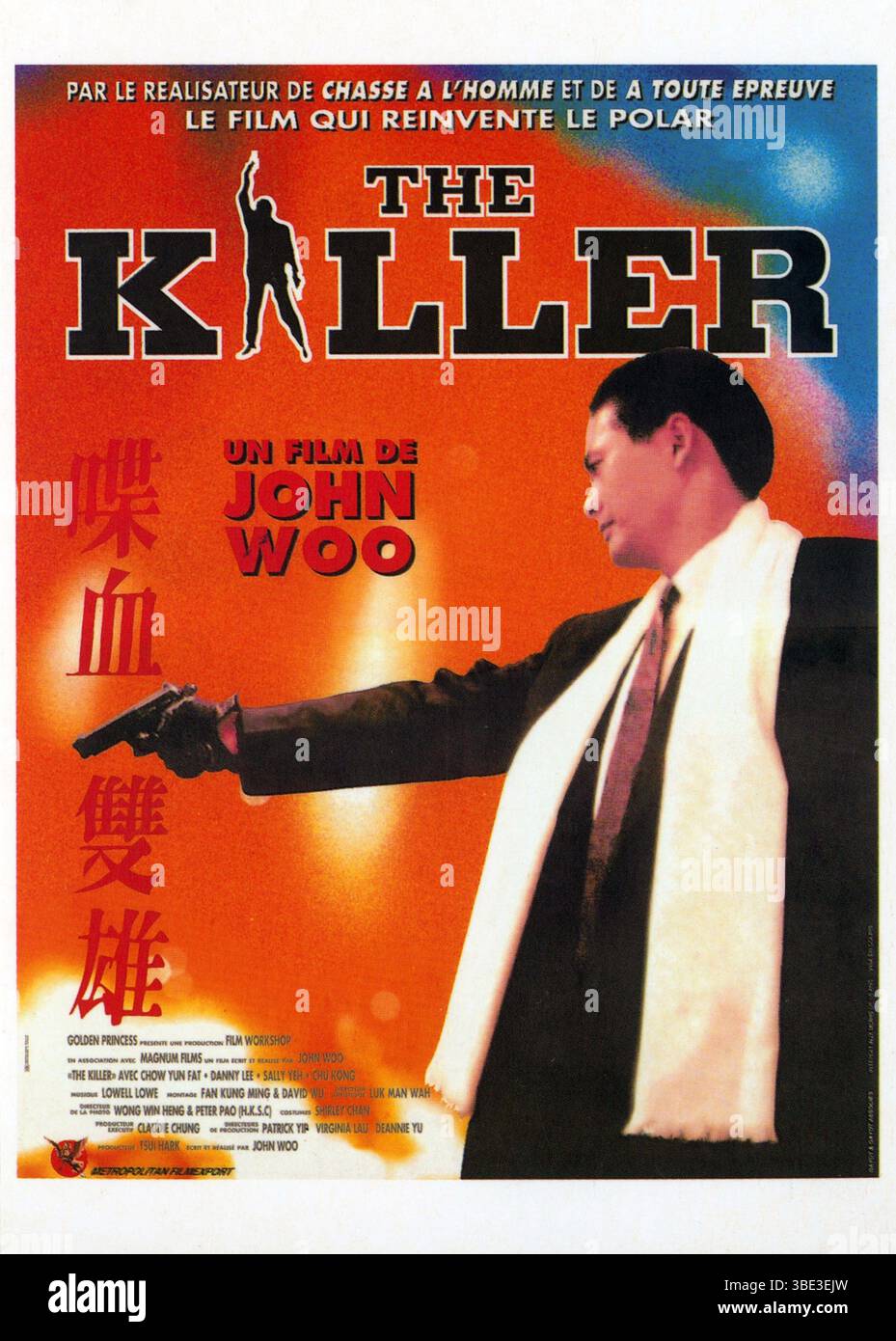 The Killer Dip huet seung Hung année : 1989 Hong Kong réalisé par John Woo Chow Yun-Fat affiche française Banque D'Images