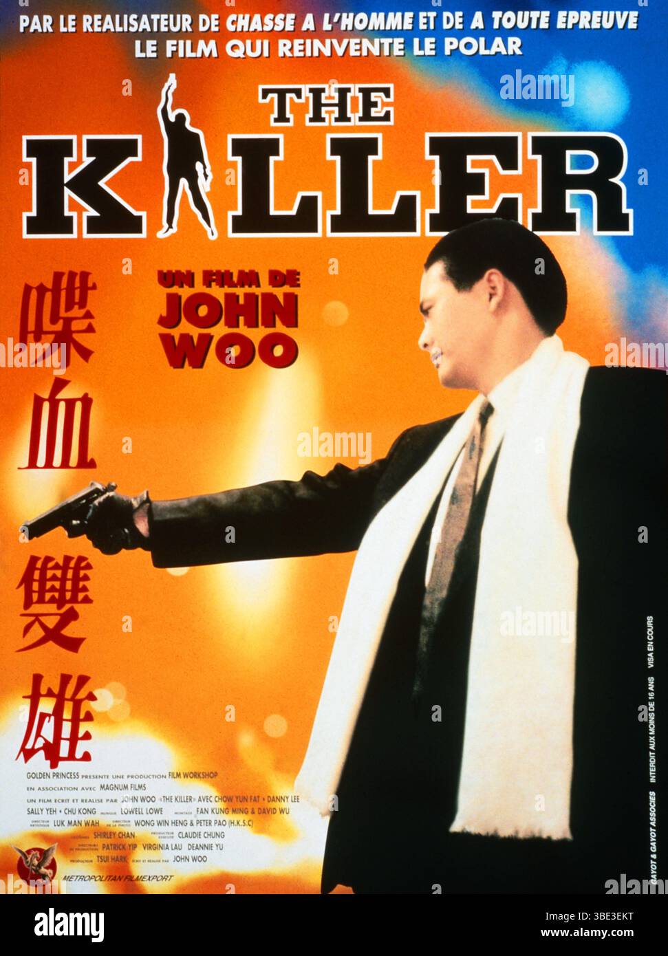 The Killer Dip huet seung Hung année : 1989 Hong Kong réalisé par John Woo Chow Yun-Fat affiche française Banque D'Images