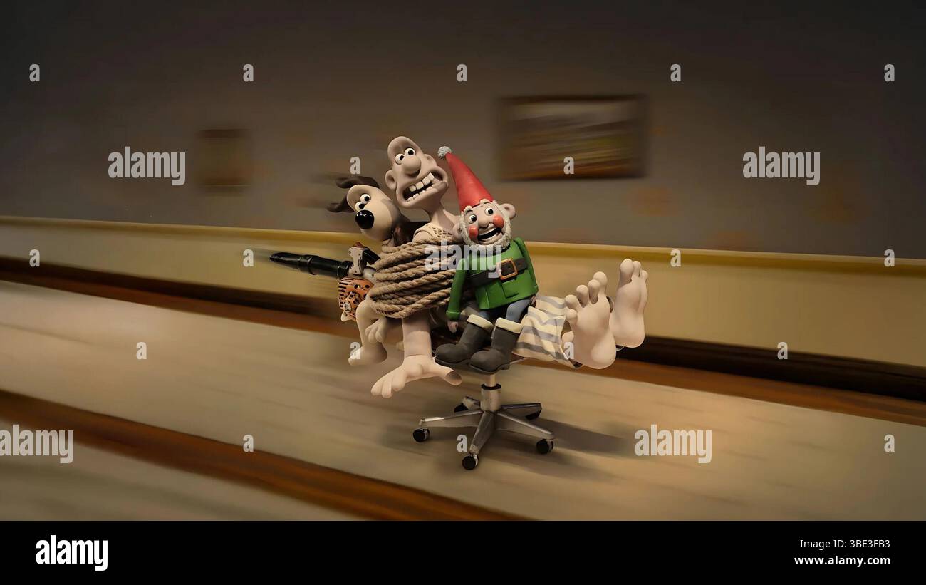 Wallace & Gromit : Vengeance Most Fowl Year : 2024 UK Director : Merlin Crossingham, Nick Park animation Banque D'Images