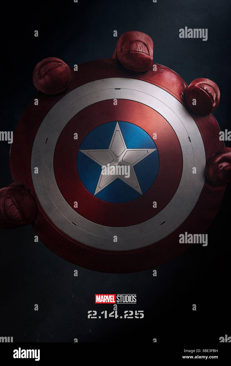 Captain America : Brave New World Year : 2025 USA Director : Julius Onah teaser poster Banque D'Images