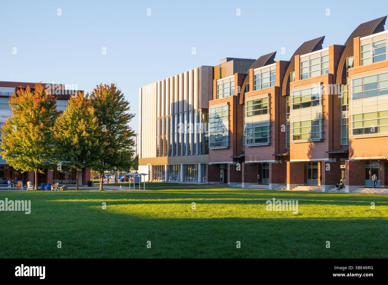Façade du Durham College, un bâtiment éducatif. Banque D'Images