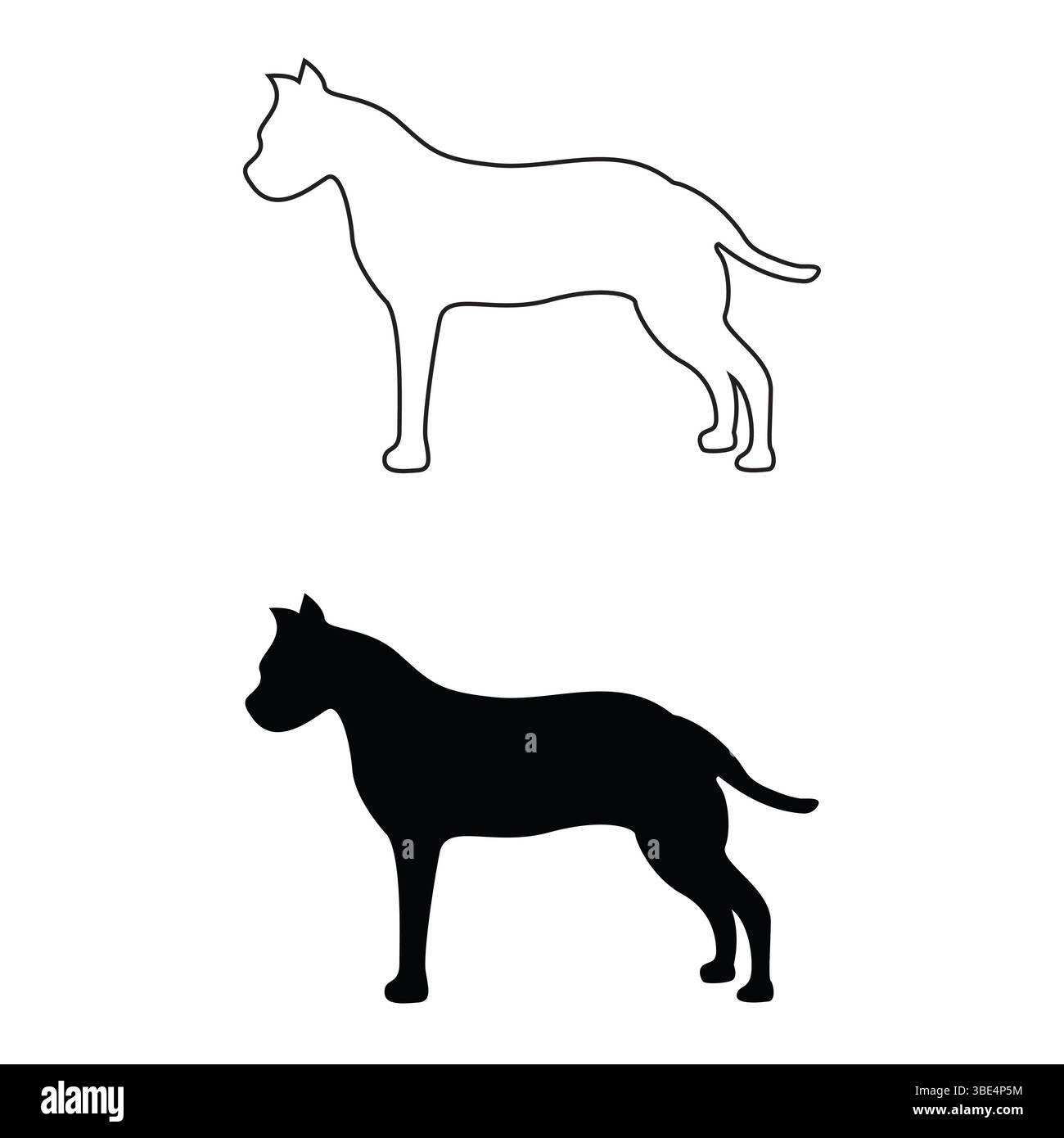 Vecteur silhouette noire de chien Labrador debout Illustration de Vecteur Vecteur silhouette noire de chien Labrador debout Illustration de Vecteur