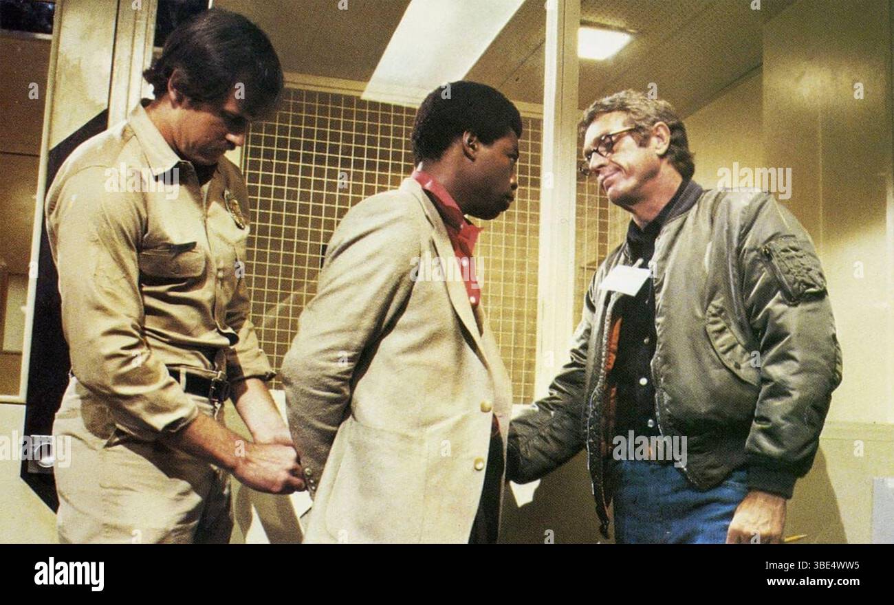THE HUNTER 1980 Paramount Pictures film avec Steve McQueen décédé plus tard cette année-là et LeCar Burton Banque D'Images