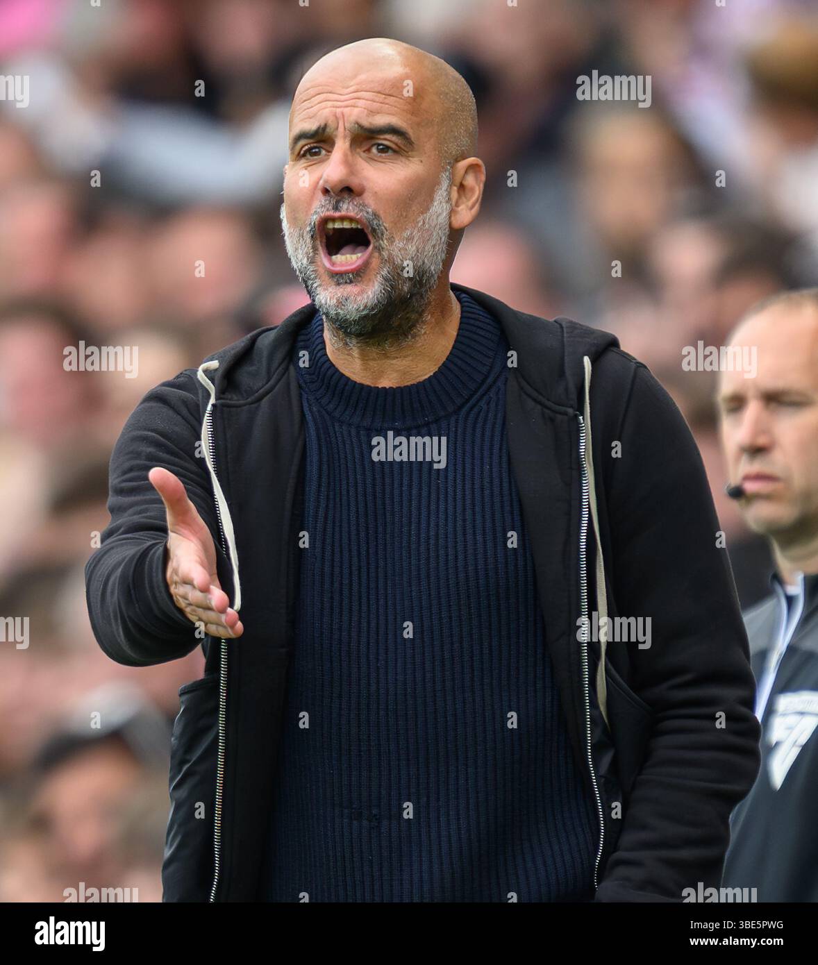 Londres, Royaume-Uni. 25 mai 2025. Fulham v Manchester City - premier League - Craven Cottage - Londres. Marco Silva, directeur de Fulham. Crédit photo : Mark pain / Alamy Live News Banque D'Images