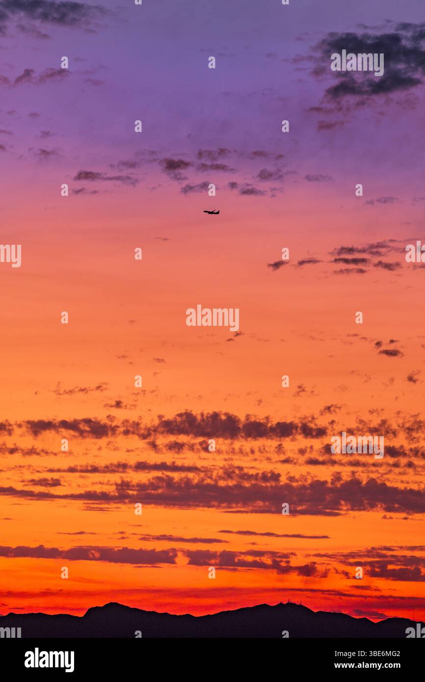 Au décollage Banque D'Images