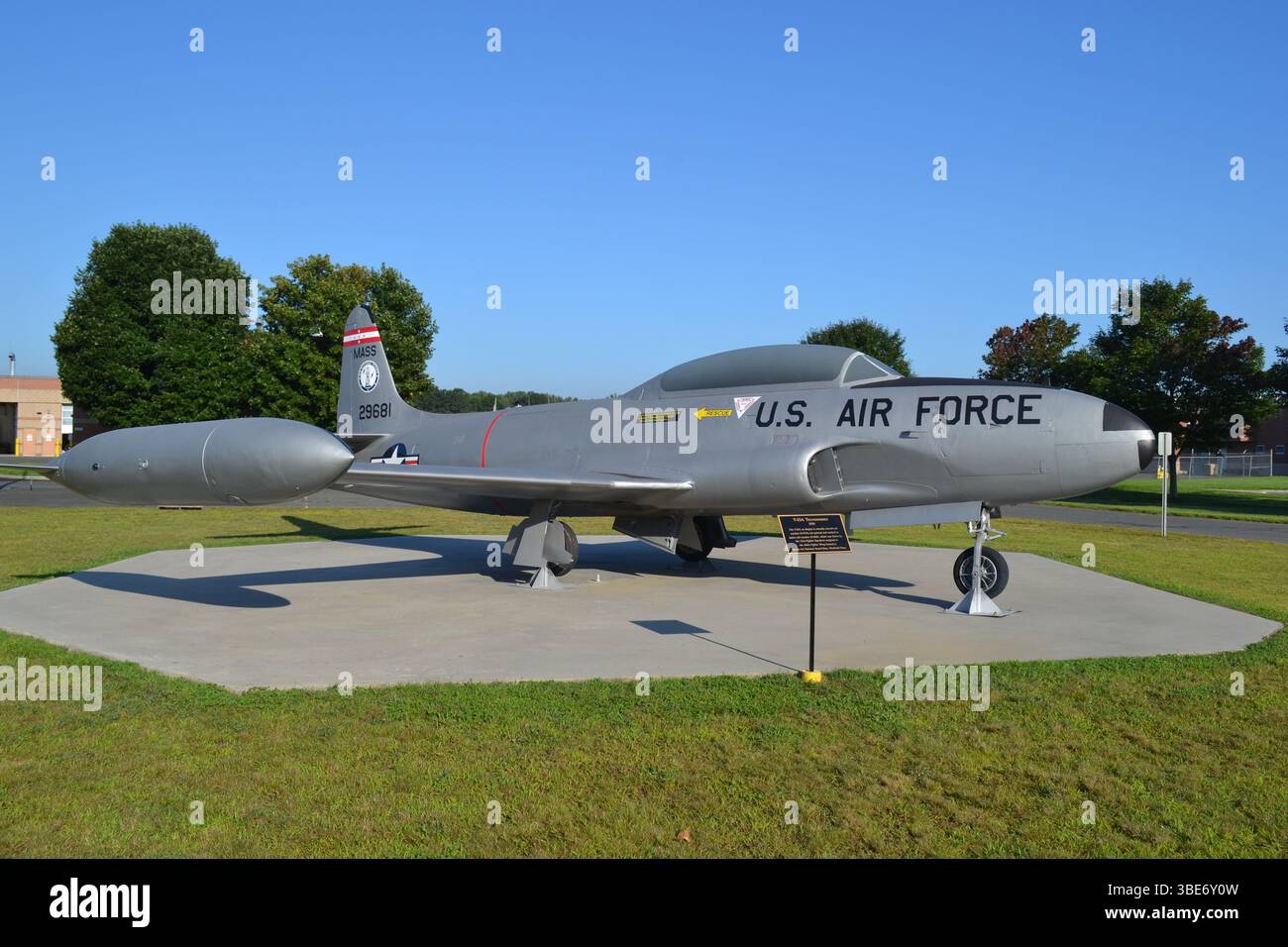 Lockheed T-33A du 131st Fighter Squadron 104th Fighter Group, Massachusetts Air National Guard Banque D'Images