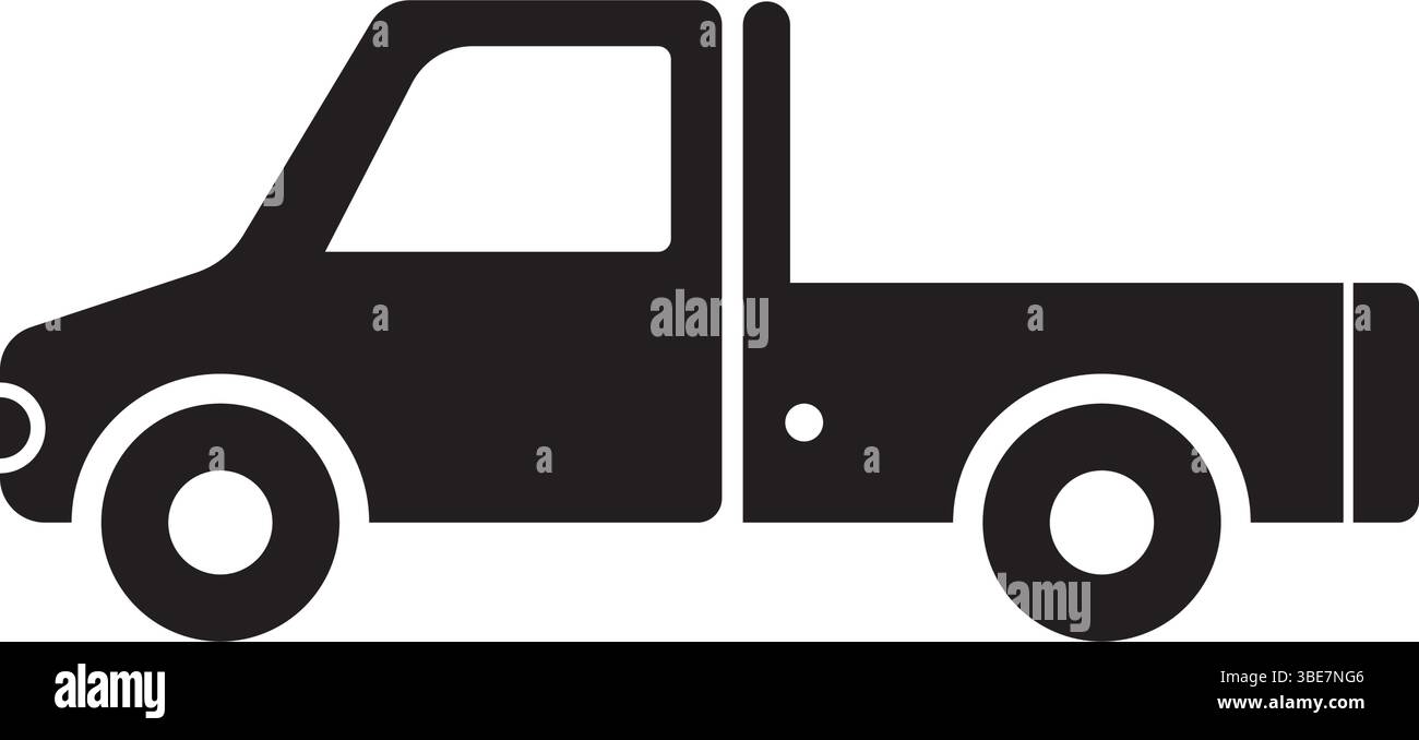 Icône de camionnette, conception d'illustration d'élément. Illustration de Vecteur