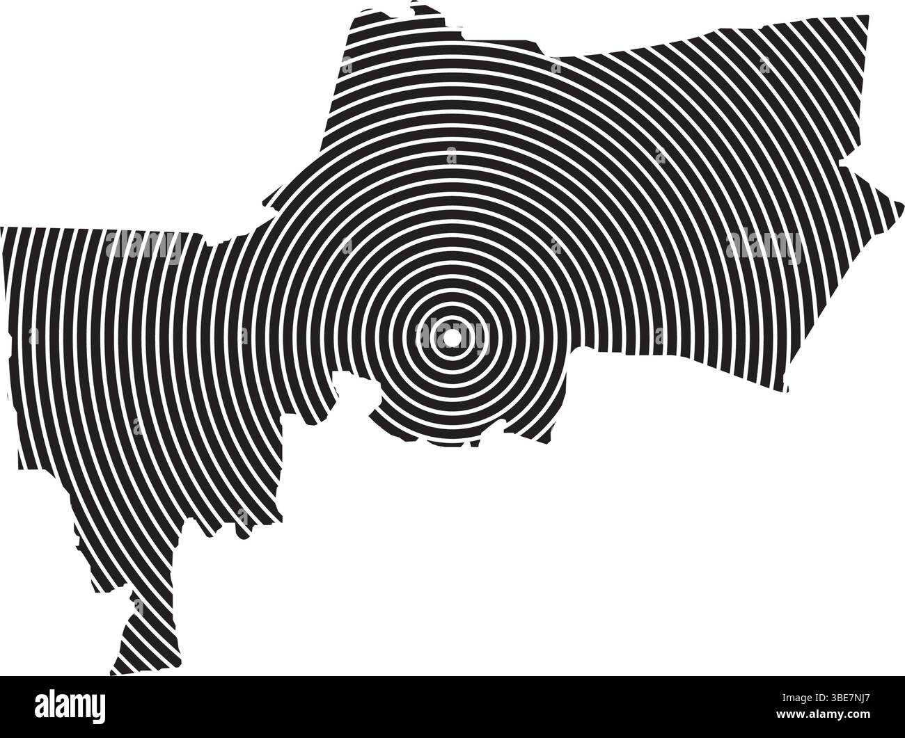 Bangkok City Map icône illustration Design Illustration de Vecteur