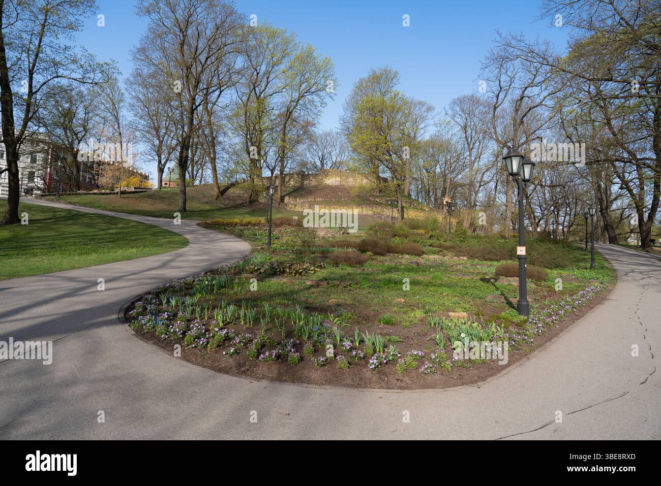 Parc municipal de Bastion Hill (Bastejkalns Park) à Riga, Lettonie Banque D'Images