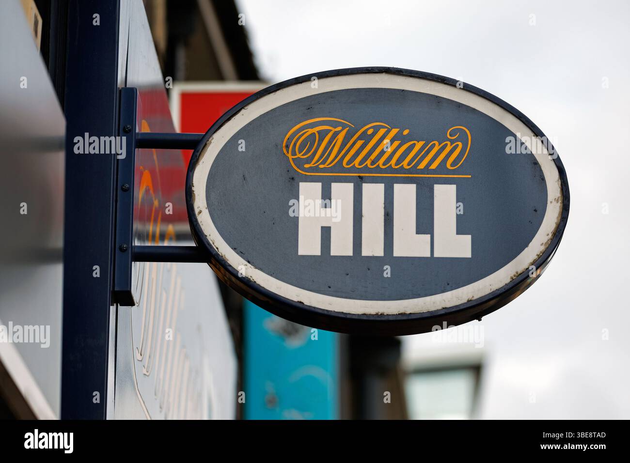 Logo de la boutique de Paris William Hill, succursale de William Hill Banque D'Images