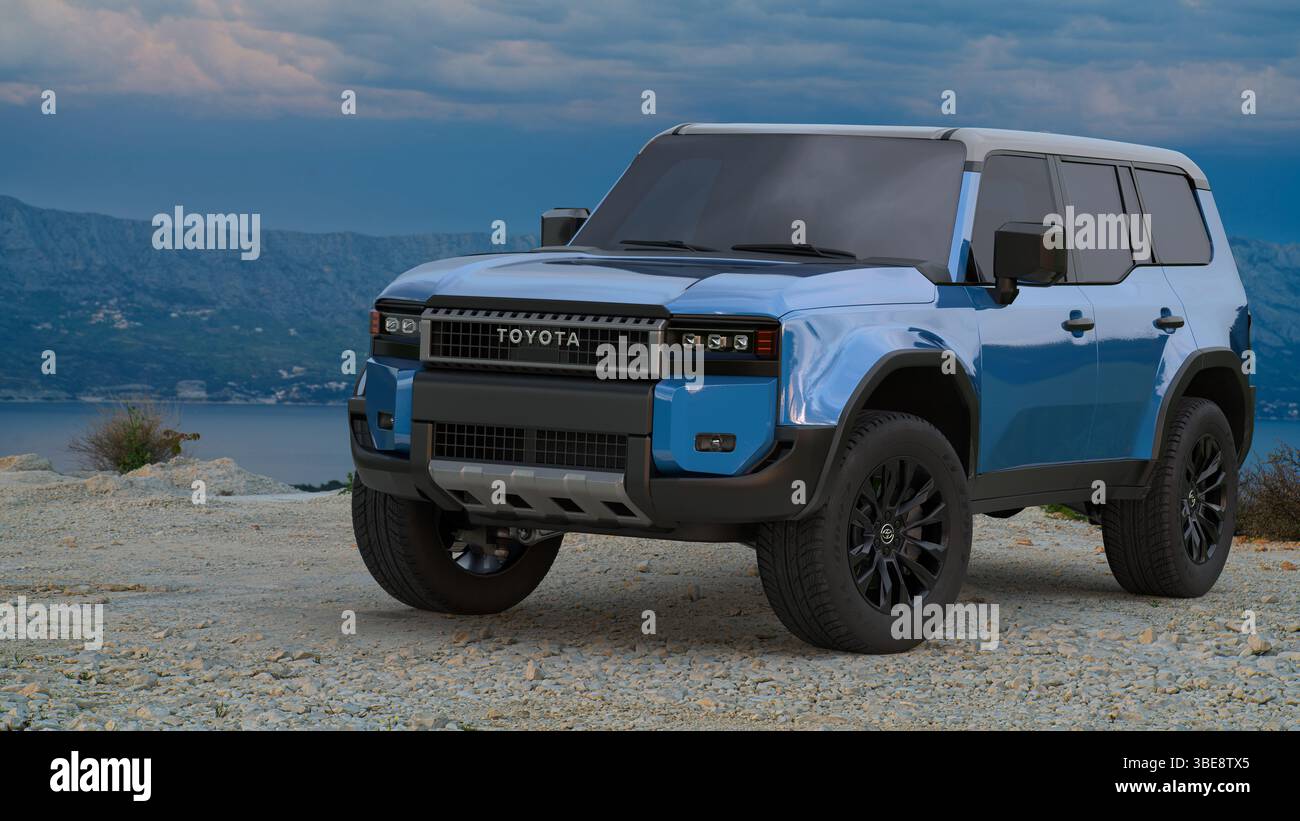 Toyota Land Cruiser 250 Prado Banque D'Images