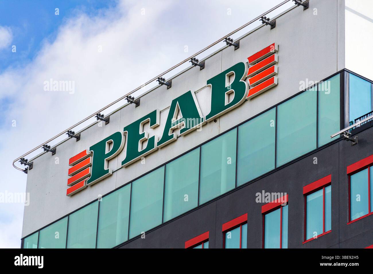 Siège de Peab AB construction and civil Engineering Company le 11 mai 2025 à Gothenburg, Suède. Banque D'Images