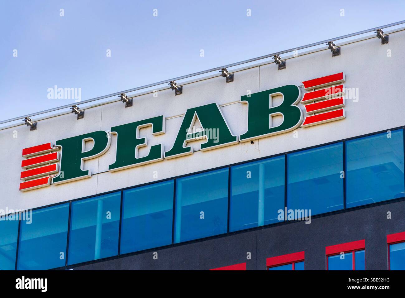 Siège de Peab AB construction and civil Engineering Company le 11 mai 2025 à Gothenburg, Suède. Banque D'Images