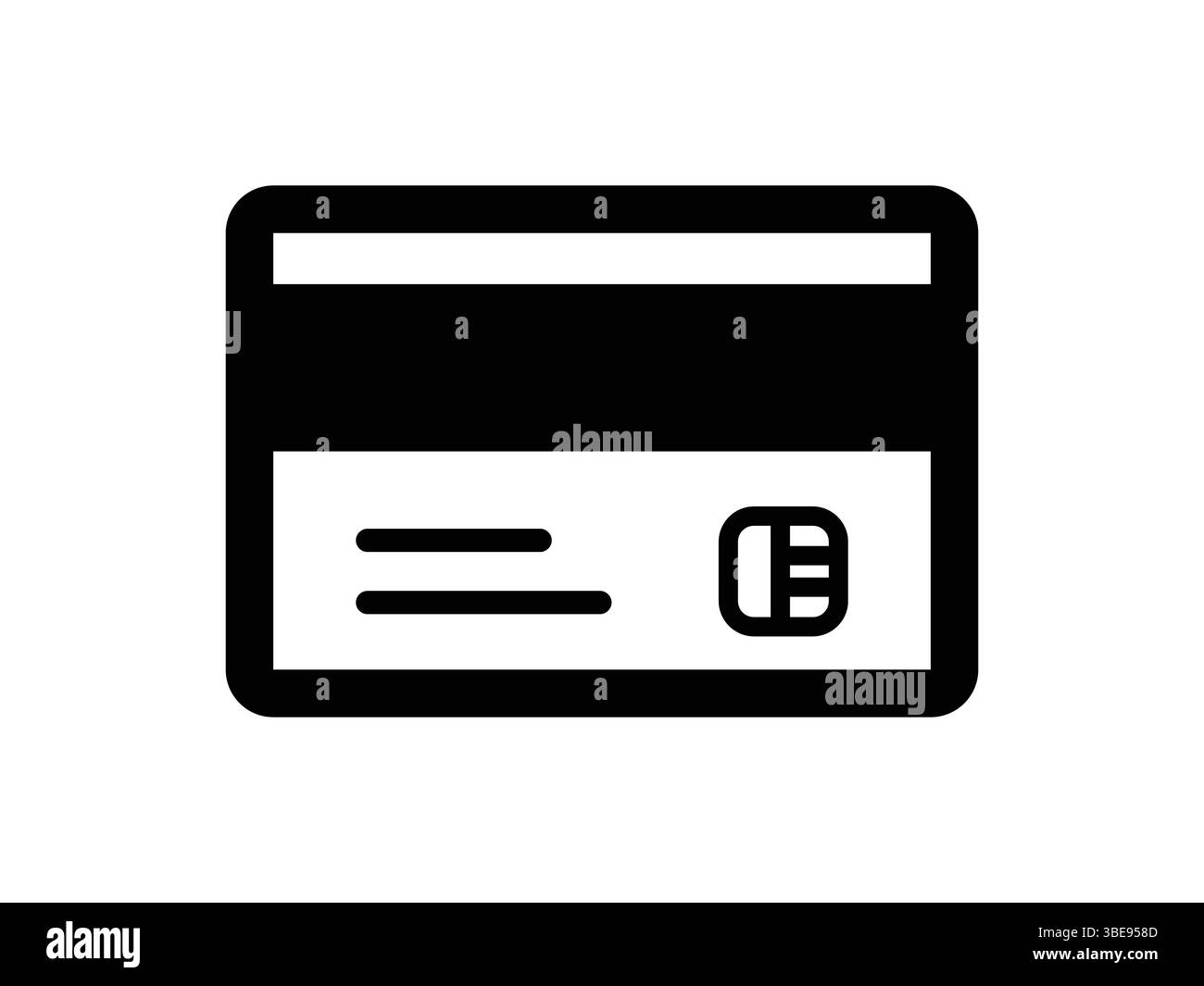 Conception d'illustration vectorielle d'icône de carte de distributeur automatique Illustration de Vecteur