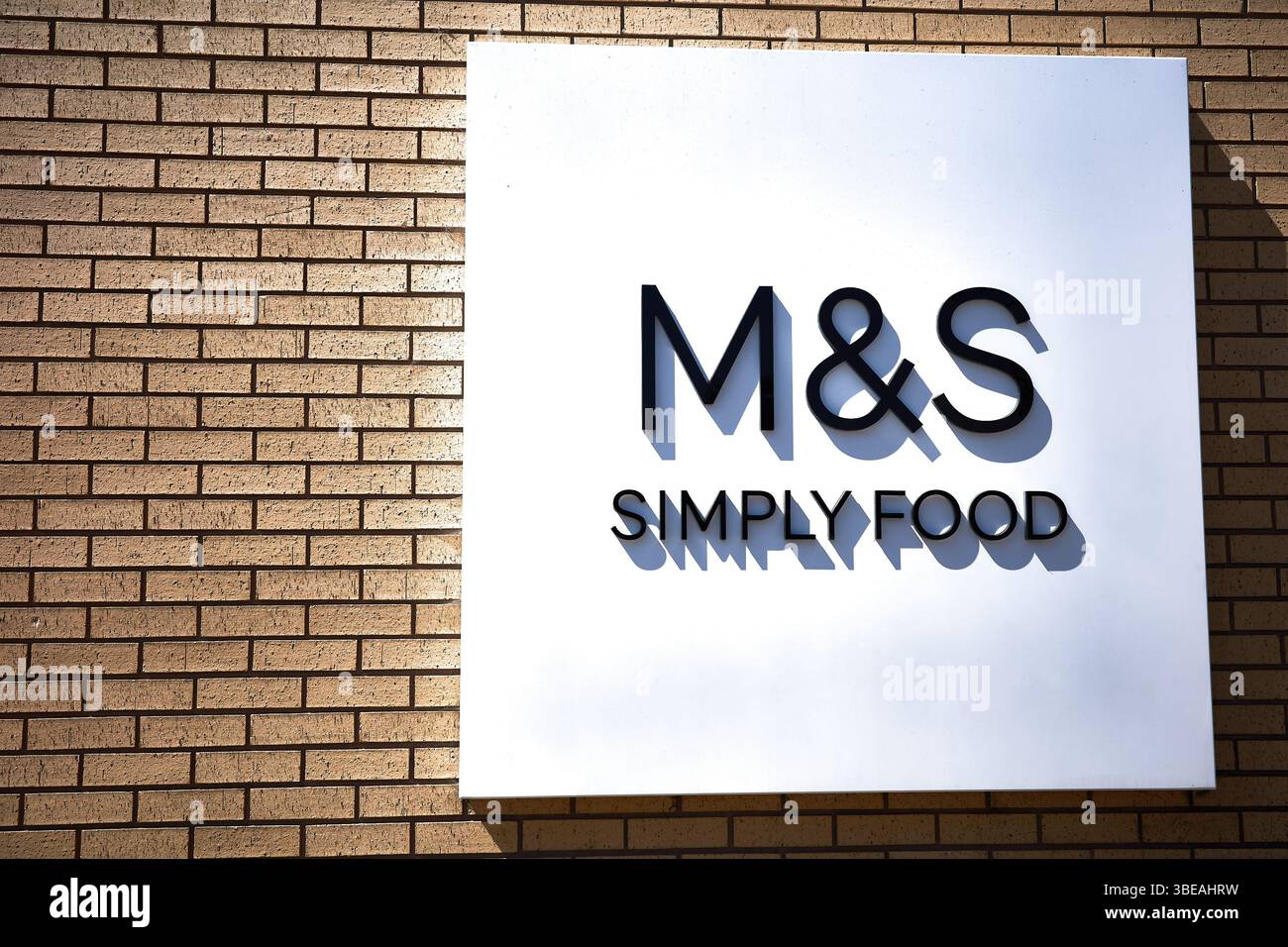 M&S Simply Food Shop Banque D'Images