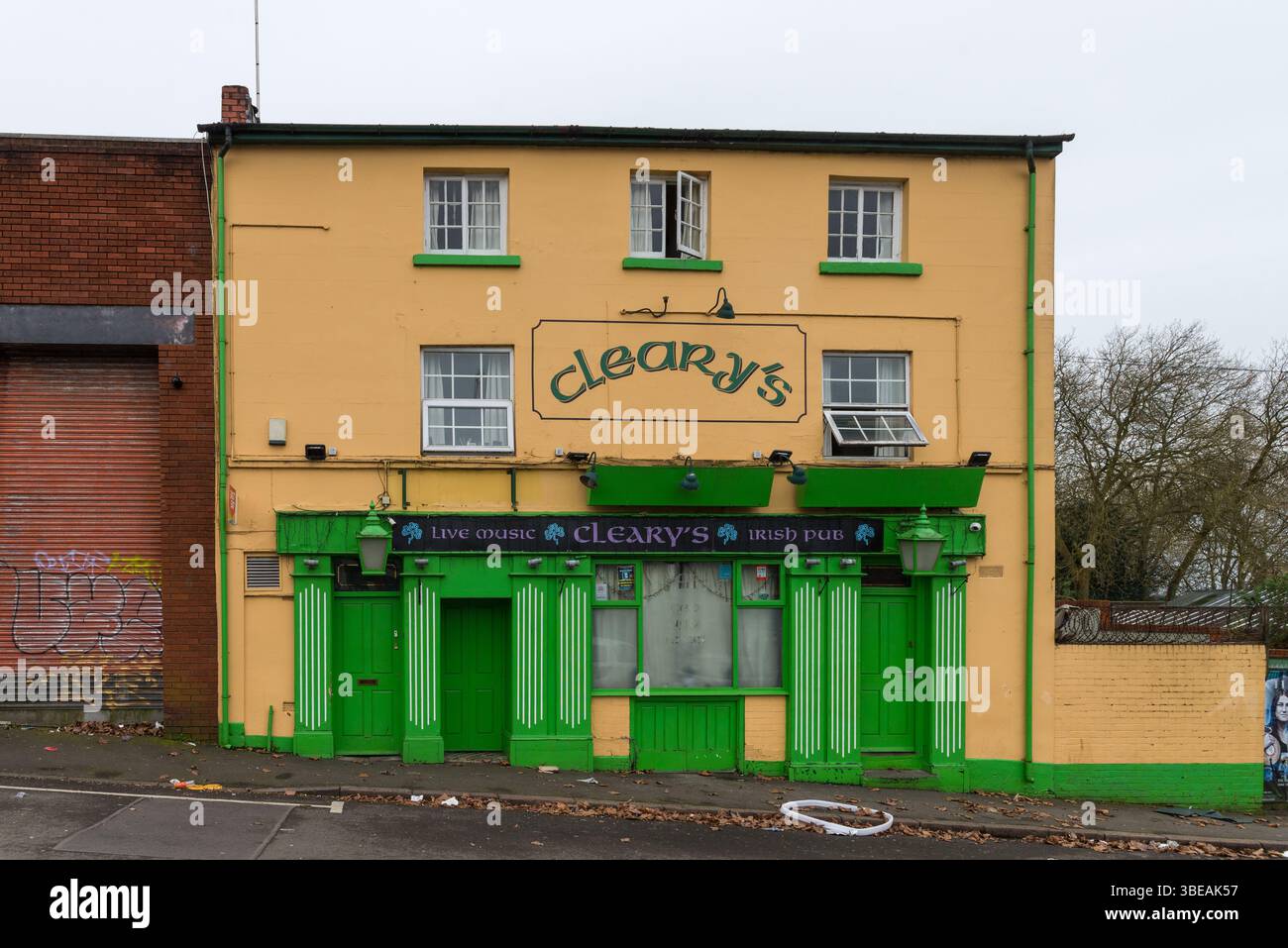 Cleary's Irish Live Music pub à Digbeth, Birmingham, Royaume-Uni Banque D'Images
