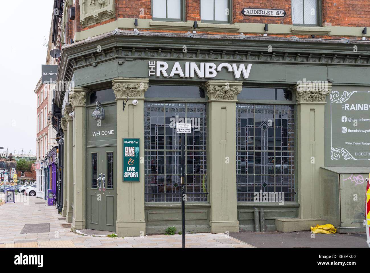 Le pub Rainbow et salle de concert à Digbeth, Birmingham Banque D'Images