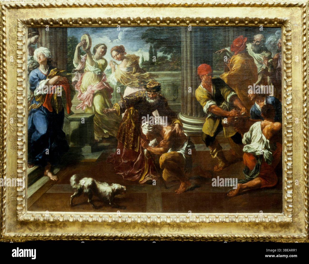 Le fils prodigue. Pier Leone Ghezzi. c. 1720-30. Banque D'Images