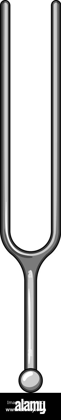 illustration vectorielle de dessin animé de diapason de champagne Illustration de Vecteur