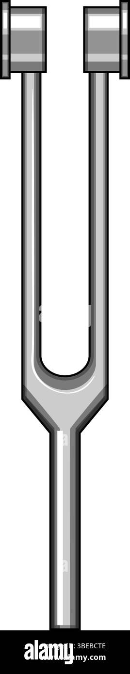 illustration vectorielle de bande dessinée de diapason de bordeaux Illustration de Vecteur