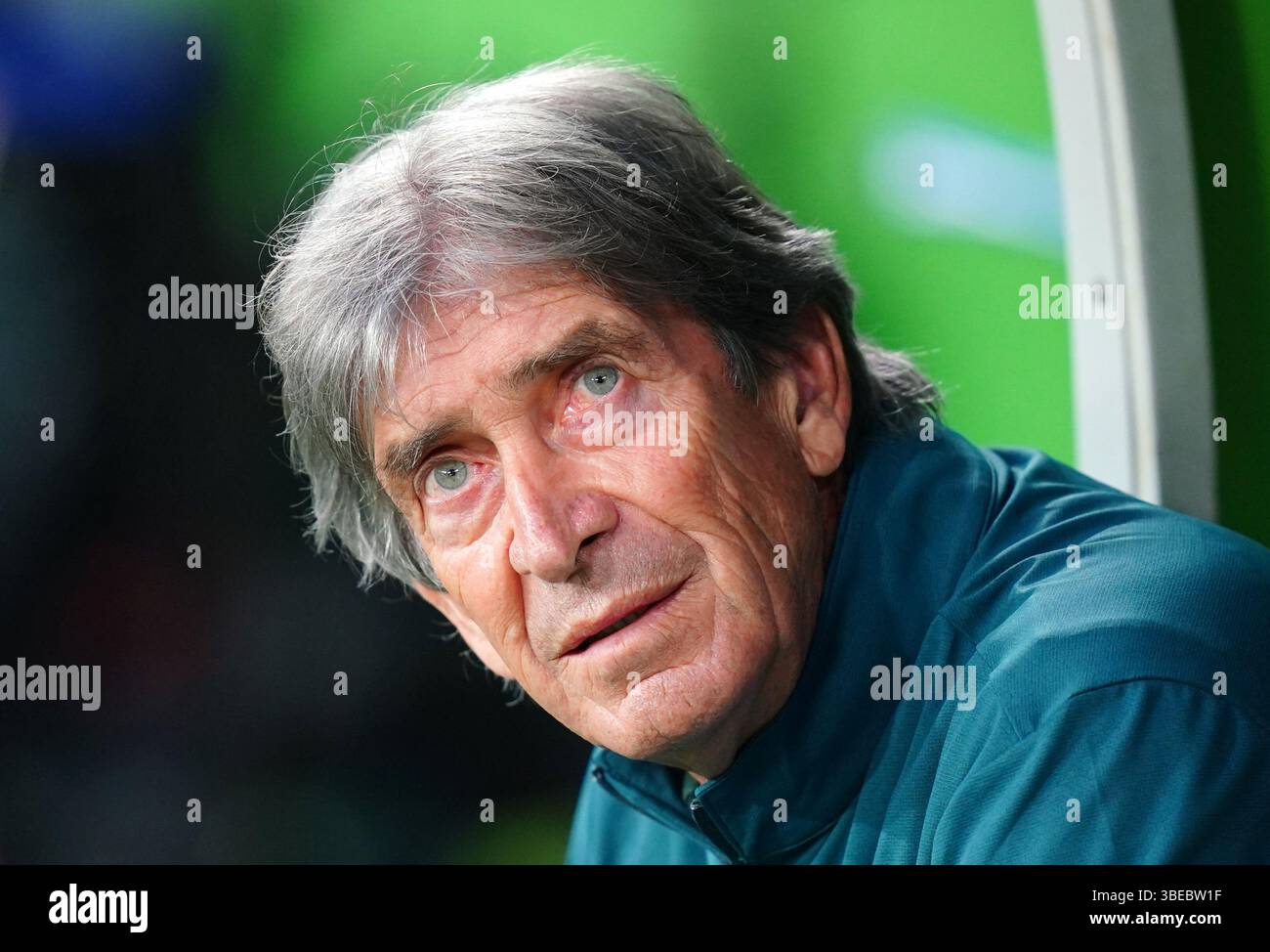 Manuel Pellegrini, entraîneur du Real Betis, avant le match final de l'UEFA Conference League au Tarczynski Arena Wroclaw, en Pologne. Date de la photo : mercredi 28 mai 2025. Banque D'Images