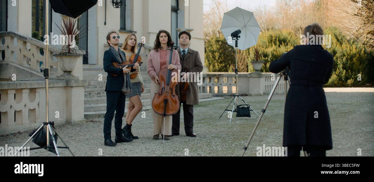 Les musiciens (2025) Marie Vialle Emma Ravier Mathieu Spinosi Daniel Garlitsky *Filmstill - usage éditorial exclusif* Voir instructions spéciales. CAP/ Banque D'Images