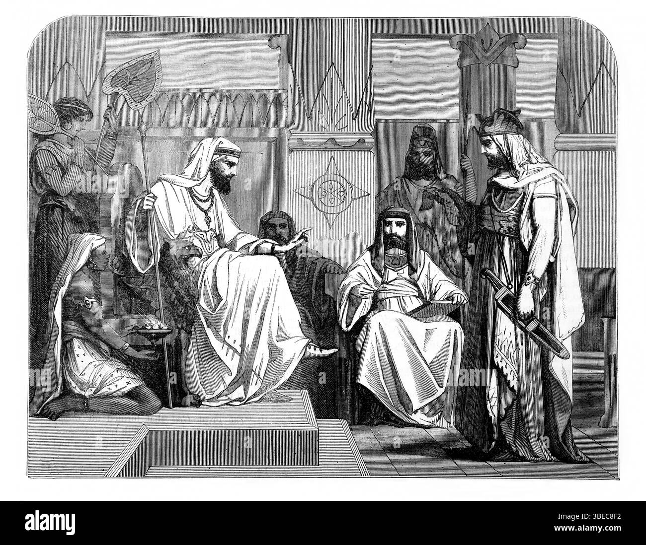 Illustration des Proverbes XXV.2 L'honneur des rois est de rechercher une matière 'C'est la gloire de Dieu de cacher une matière pour rechercher une matière est th Banque D'Images Illustration des Proverbes XXV.2 L'honneur des rois est de rechercher une matière 'C'est la gloire de Dieu de cacher une matière pour rechercher une matière est th Banque D'Images