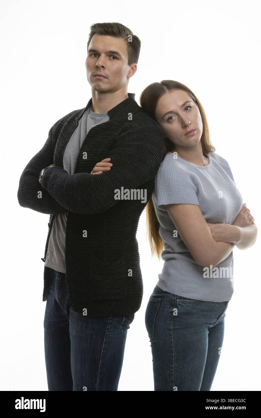 Krimiss dans une relation de couple, portrait Banque D'Images