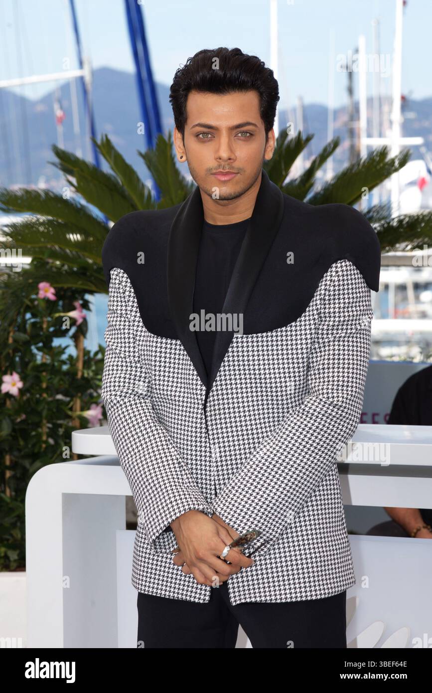 Vishal Jethwa du film indien 'Homebound' lors d'une visite photo au Festival de Cannes 2025. Banque D'Images